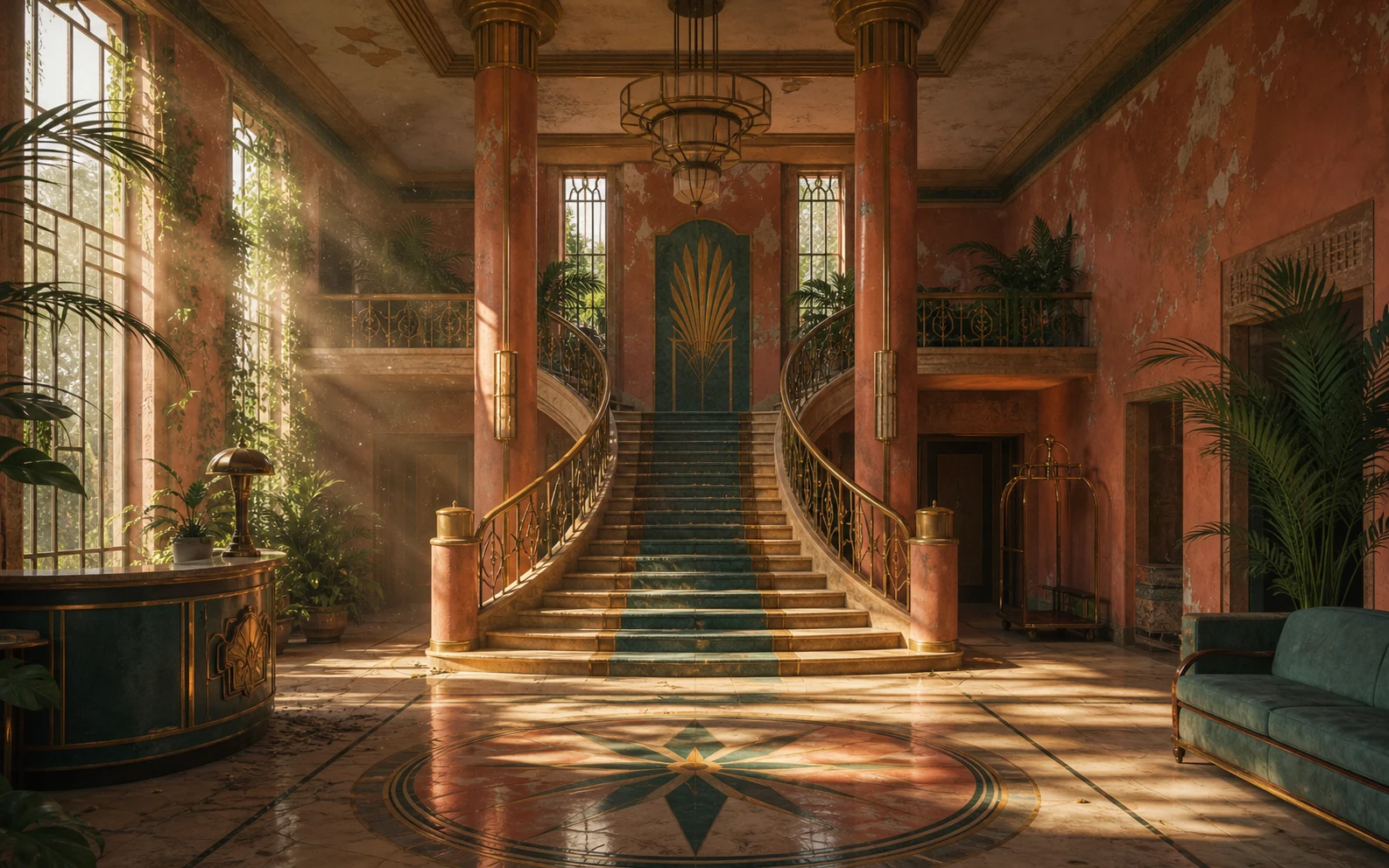 An abandoned art-deco hotel for Lost Places